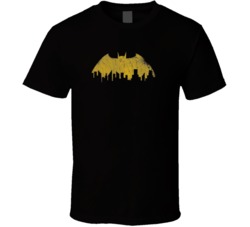 Batman Gotham City Distressed T Shirt Batman Gotham City Distressed T Shirt