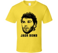 Jaromir Jagr Boston Hockey Jagr Bomb T Shirt Jaromir Jagr Boston Hockey Jagr Bomb T Shirt