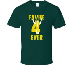 Brett Favre Hall Of Fame Green Bay QB Football T Shirt Brett Favre Hall Of Fame Green Bay QB Football T Shirt