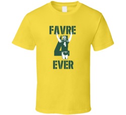 Brett Favre Hall Of Fame QB Green Bay Football T Shirt Brett Favre Hall Of Fame QB Green Bay Football T Shirt