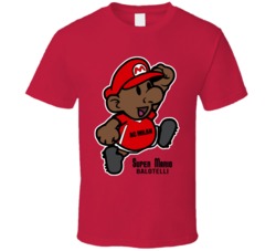 Mario Balotelli Super Mario Ac Milan Milano T Shirt Mario Balotelli Super Mario Ac Milan Milano T Shirt