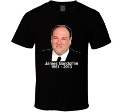 James Gandolfini Tribute Actor Sopranos Maifa HBO T Shirt James Gandolfini Tribute Actor Sopranos Maifa HBO T Shirt