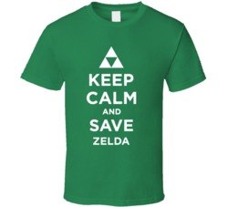 Keep Calm And Save Zelda NES SNES Video Game T Shirt Keep Calm And Save Zelda NES SNES Video Game T Shirt