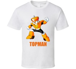 Topman Megaman 3 Boss Robot NES Videogame T Shirt Topman Megaman 3 Boss Robot NES Videogame T Shirt