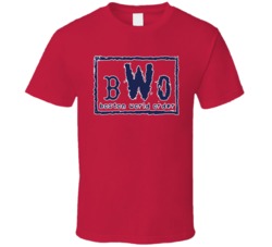New World Order Baseball Boston NWO BWO T Shirt New World Order Baseball Boston NWO BWO T Shirt