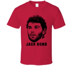 Jaromir Jagr New Jersey Hockey Jagr Bomb T Shirt Jaromir Jagr New Jersey Hockey Jagr Bomb T Shirt
