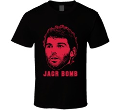 Jaromir Jagr Hockey New Jersey Jagr Bomb T Shirt Jaromir Jagr Hockey New Jersey Jagr Bomb T Shirt