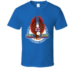 British Stuntman Mark Sutton Fall Guy Tribute T Shirt