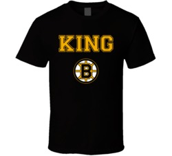 Boston King B Hockey Tribute Black T Shirt Boston King B Hockey Tribute Black T Shirt