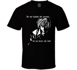 Light Yagami Deathnote T Shirt Light Yagami Deathnote T Shirt