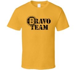 Bravo Team Boston Hockey Military Tribute Distressed T Shirt Bravo Team Boston Hockey Military Tribute Distressed T Shirt