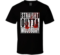 Straight Outta Woodbury TWD TV Movie Zombie Parody T Shirt Straight Outta Woodbury TWD TV Movie Zombie Parody T Shirt