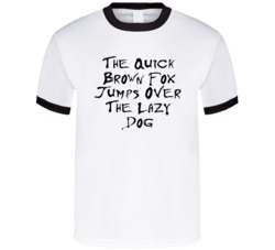 The Quick Brown Fox Jumps Over The Lazy Dog Floyd Rock Tribute T Shirt The Quick Brown Fox Jumps Over The Lazy Dog Floyd Rock Tribute T Shirt