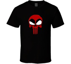 Deadpool Punisher Cool Superhero Comic T Shirt Deadpool Punisher Cool Superhero Comic T Shirt
