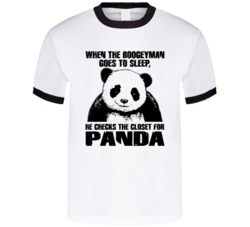 Panda Bear Never Say No To Panda Funny Commercial Egypt T Shirt