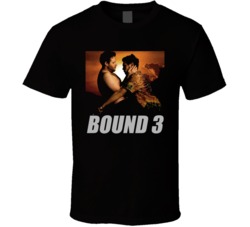 Bound 3 Parody James Franco Seth Rogan West Kardashian T Shirt