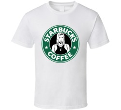 Kara Thrace Starbuck BSG Coffee Funny Parody T Shirt Kara Thrace Starbuck BSG Coffee Funny Parody T Shirt