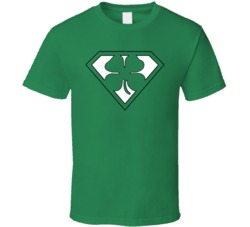 Super Irish Four Leaf Clover St Patricks Day T Shirt