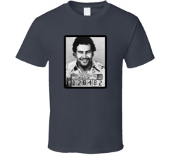 Pablo Escobar Mugshot Medellin Cartel Narcos Cool T Shirt Pablo Escobar Mugshot Medellin Cartel Narcos Cool T Shirt