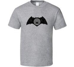 Black Lantern Batman Logo Distressed Comics Tribute T Shirt Black Lantern Batman Logo Distressed Comics Tribute T Shirt