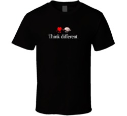 Think Different Heart and Brain Tolerance Love Not Hate T Shirt Think Different Heart and Brain Tolerance Love Not Hate T Shirt
