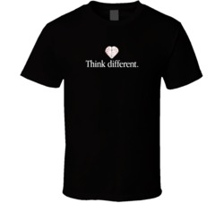 Think Different Heart and Mind Love Not Hate Tolerance T Shirt Think Different Heart and Mind Love Not Hate Tolerance T Shirt