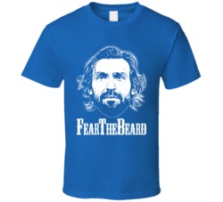 Andrea Pirlo Fear The Beard Italia Italy Azzuri T Shirt Andrea Pirlo Fear The Beard Italia Italy Azzuri T Shirt