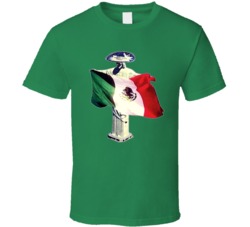 Jesus Christ Statue Mexico Soccer Flag Fan Brazil World Cup T Shirt Jesus Christ Statue Mexico Soccer Flag Fan Brazil World Cup T Shirt