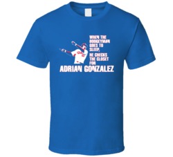 La Los Angeles Baseball Boogeyman Adrian Gonzalez T Shirt