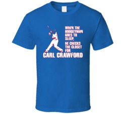 Los Angeles Baseball Carl Crawford La Boogeyman T Shirt
