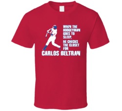 Carlos Beltran St Louis Baseball Boogeyman T Shirt