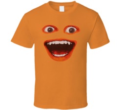 Annoying Orange Funny Comedy Cartoon Face T Shirt