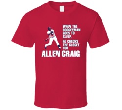 St Louis Baseball Boogeyman Allen Craig T Shirt