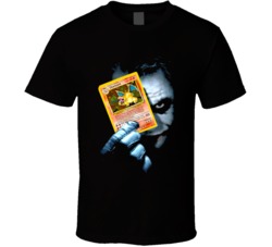Joker Pokeman Playing Card Super Villian Cool T Shirt