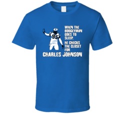 Charles Johnson Carolina Football Boogeyman T Shirt