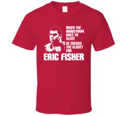 Eric Fisher Kansas City Boogeyman Football T Shirt
