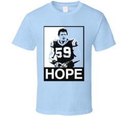 Hope Football Luke Kuechly Carolina T Shirt