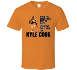 Kyle Cook Cincinnati Boogeyman Football T Shirt