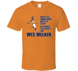 Football Boogeyman Wes Welker Denver T Shirt