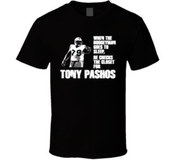 Boogeyman Football Oakland Tony Pashos T Shirt