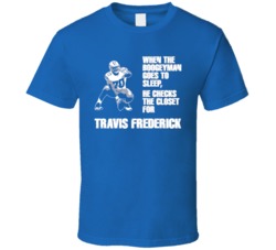 Football Boogeyman Dallas Travis Frederick T Shirt