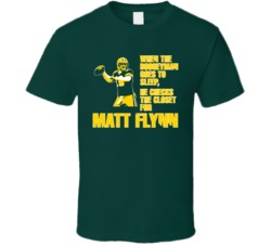 Gb Boogeyman Football Green Bay Matt Flynn T Shirt