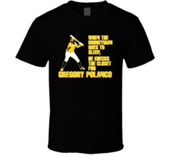 Boogeyman Pittsburgh Baseball Gregory Polanco T Shirt