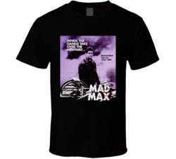 Australia Mel Gibson Movie Poster Mad Max Action T Shirt