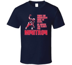 Minitron Julian Edelman New England Boston football pats t shirt