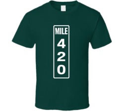 Colorado Interstate Highway Mile Marker 420 T Shirt Colorado Interstate Highway Mile Marker 420 T Shirt
