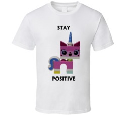Unikitty Stay Positive Cute Kitty T Shirt Unikitty Stay Positive Cute Kitty T Shirt