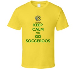 Keep Calm And Go Socceroos Australia Futbol Soccer World Cup T Shirt