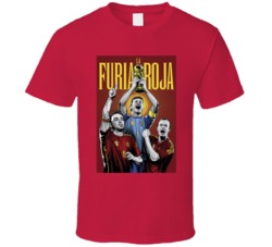 Spain World Cup 2014 Futbol Soccer T Shirt