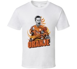 Netherlands World Cup 2014 Soccer Fubtol Oranje T Shirt
